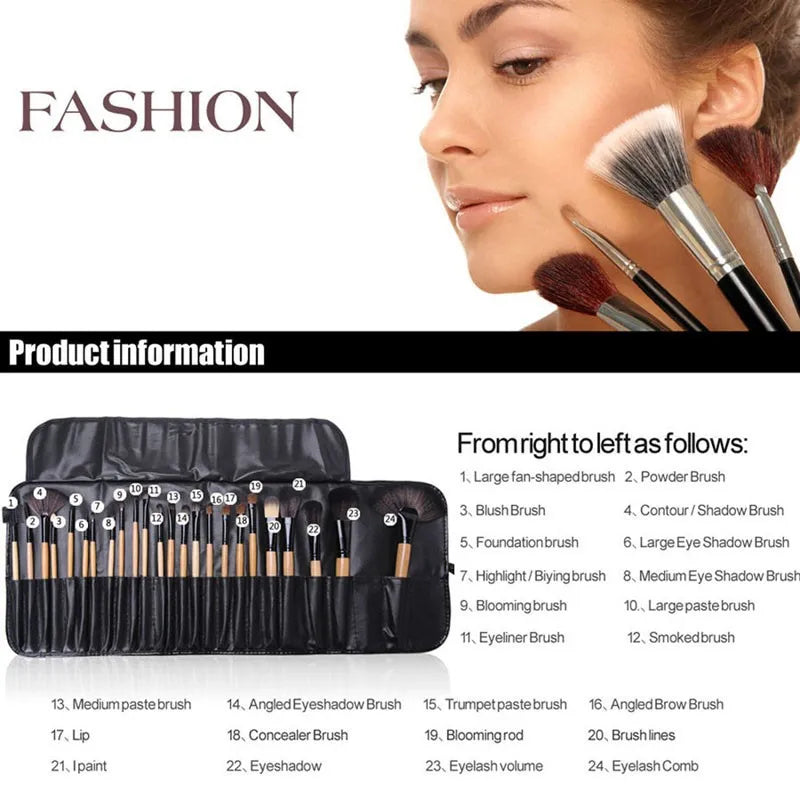 Kit Pinceaux Maquillage Professionnel – Set Brosses Beauté
