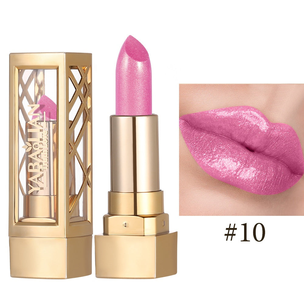 Rouge à Lèvres Velours Nacré – Effet Brillant & Longue Tenue