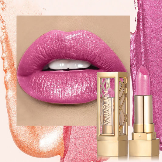 Rouge à Lèvres Velours Nacré – Effet Brillant & Longue Tenue