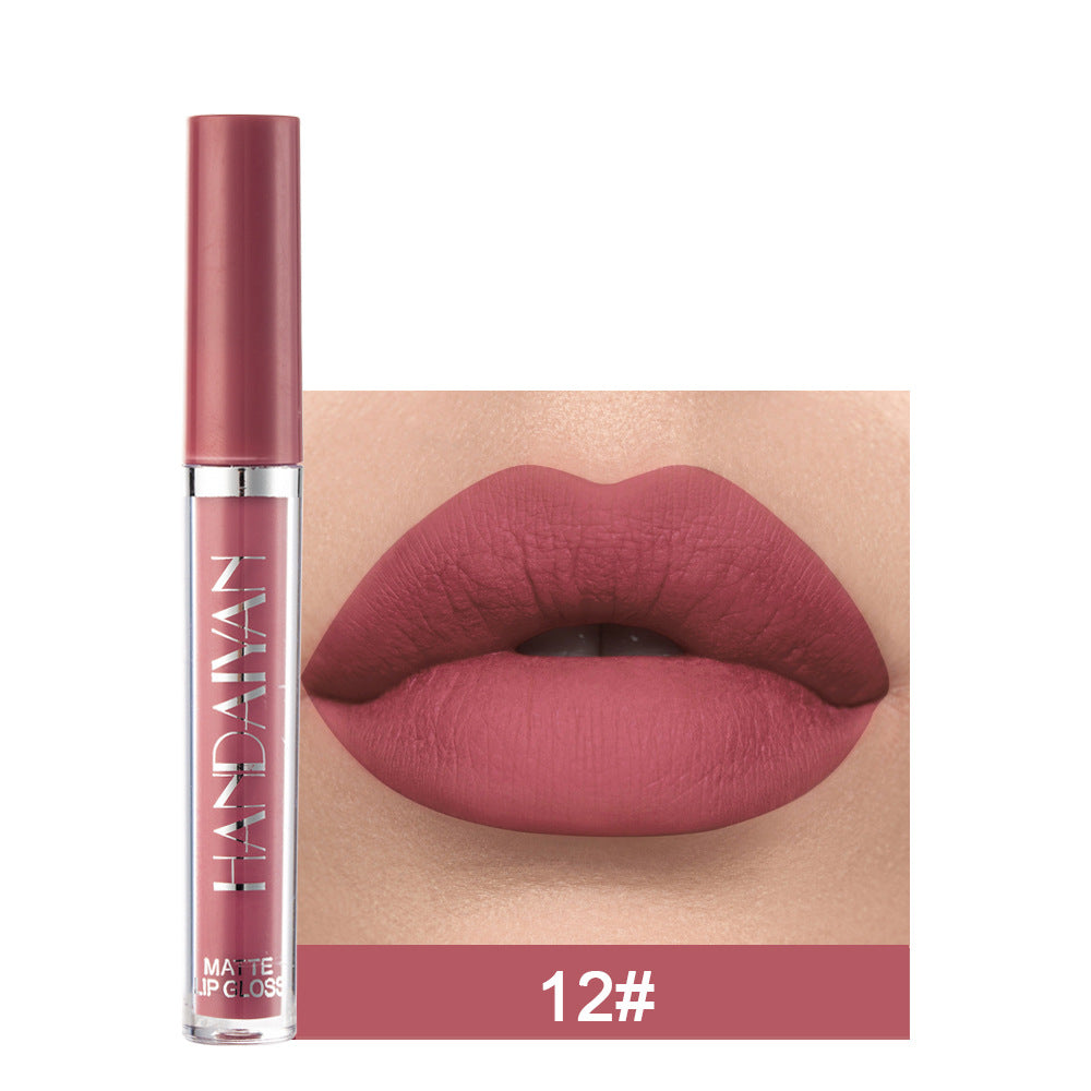 Rouge à Lèvres Liquide Mat Longue Tenue Sans Transfert