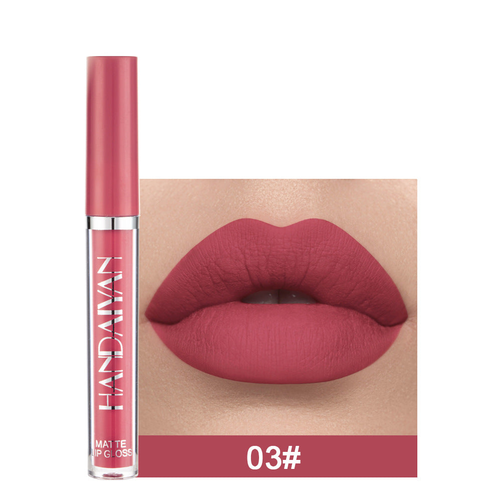 Rouge à Lèvres Liquide Mat Longue Tenue Sans Transfert