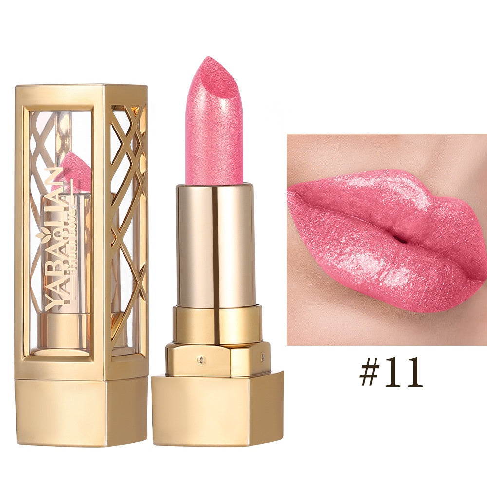 Rouge à Lèvres Velours Nacré – Effet Brillant & Longue Tenue