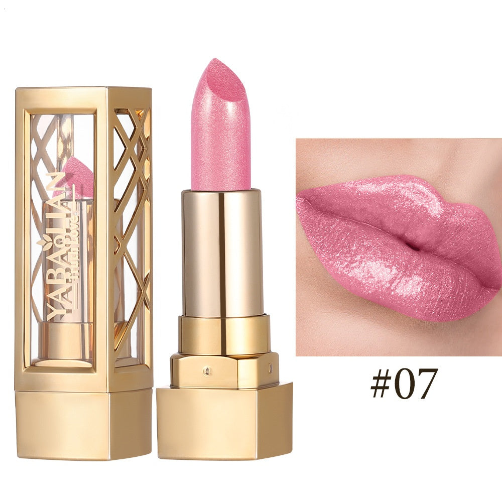 Rouge à Lèvres Velours Nacré – Effet Brillant & Longue Tenue