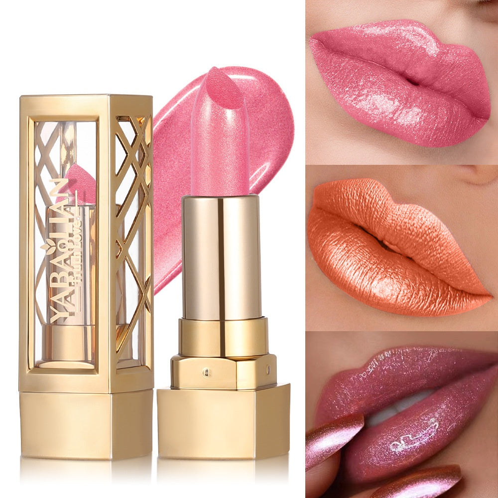 Rouge à Lèvres Velours Nacré – Effet Brillant & Longue Tenue