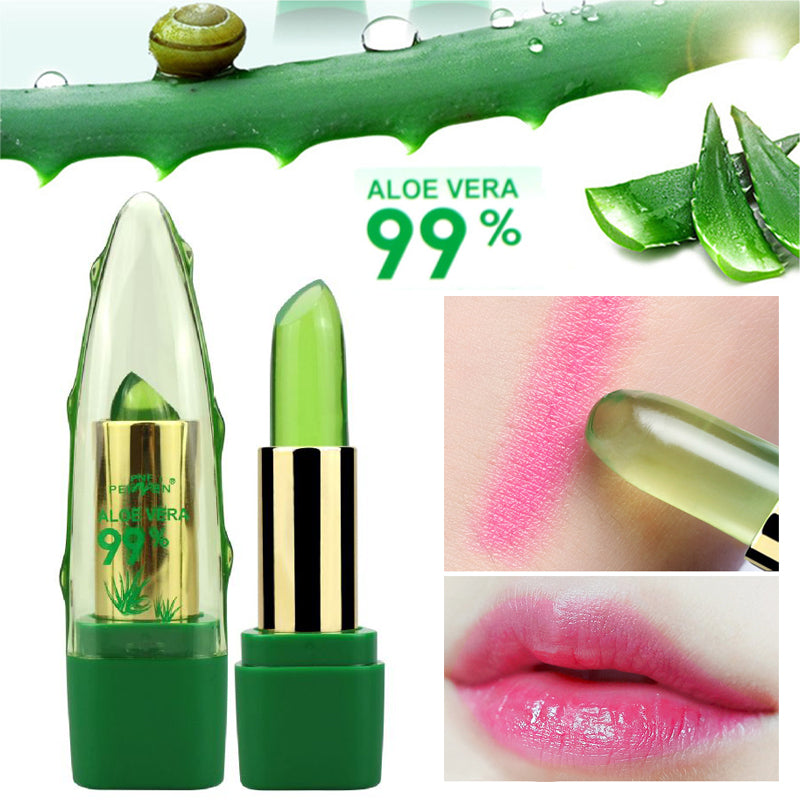 Rouge à Lèvres Gel Aloe Vera Hydratant Longue Tenue