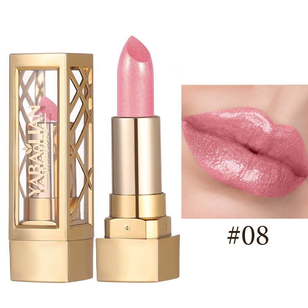 Rouge à Lèvres Velours Nacré – Effet Brillant & Longue Tenue