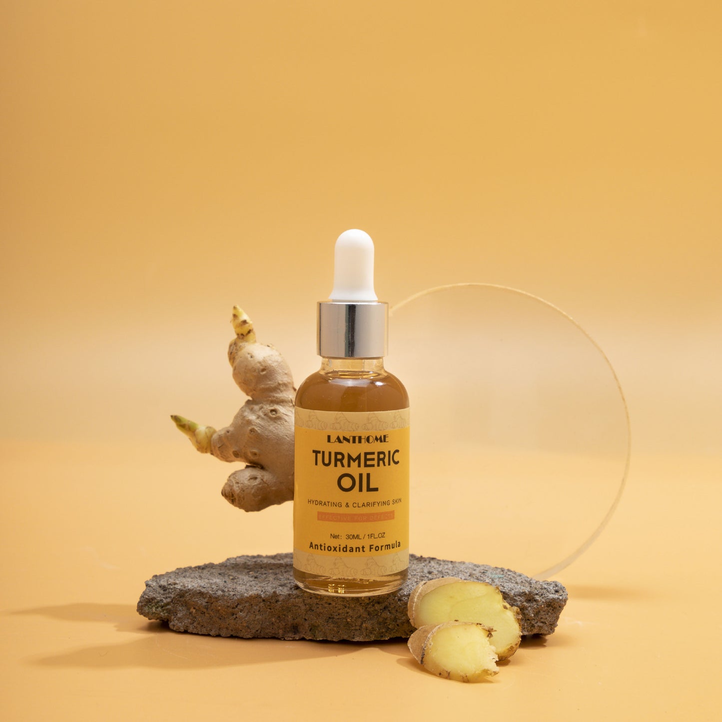 Huile Essentielle Curcuma – Soin Hydratant Réparateur & Éclat Peau Terne