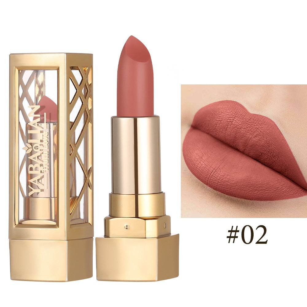 Rouge à Lèvres Velours Nacré – Effet Brillant & Longue Tenue