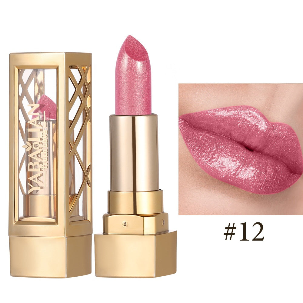 Rouge à Lèvres Velours Nacré – Effet Brillant & Longue Tenue