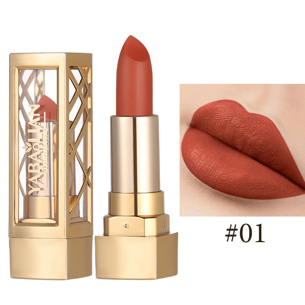 Rouge à Lèvres Velours Nacré – Effet Brillant & Longue Tenue